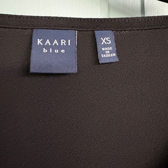 Long Sleeve Black Ruffled Peasant Poet Blouse -Women’s XS - Picture 2 of 4